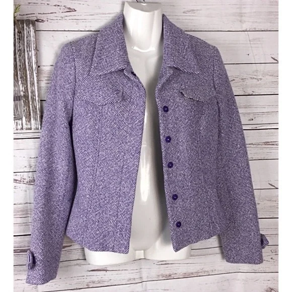 ジャケット Dolce & Gabbana TWEED JACKET 4 POCKET Single-breasted tweed jacket in Black for Women